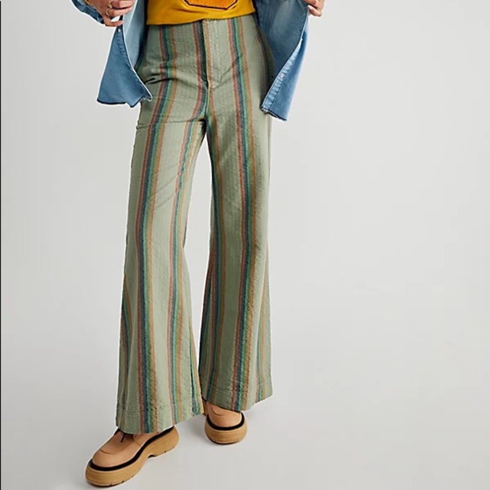 Free people Star of wonder wide leg pants